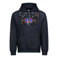 Navy autism mom Urban Hoodie - CowhideDigitalArt