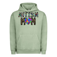 Pigment Oil Green autism mom Urban Hoodie - CowhideDigitalArt