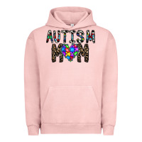 Pigment Salmon autism mom Urban Hoodie - CowhideDigitalArt