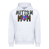 White autism mom Urban Hoodie - CowhideDigitalArt