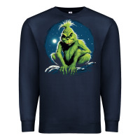 Navy Grinch Premium Sweatshirt - Unal Design