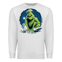 Oatmeal Heather Grinch Premium Sweatshirt - Unal Design