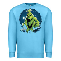 Ocean Blue Grinch Premium Sweatshirt - Unal Design