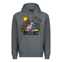 Rock hello summer Premium Hoodie - CowhideDigitalArt