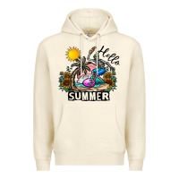 Sandshell hello summer Premium Hoodie - CowhideDigitalArt