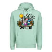 Seafoam hello summer Premium Hoodie - CowhideDigitalArt
