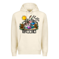 Tofu hello summer Premium Hoodie - CowhideDigitalArt