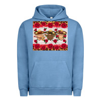Pigment Pebble Blue mexico gnomes mouse pad Urban Hoodie - HRA Design Shop