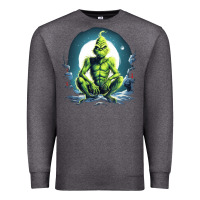 Charcoal Heather Grinch Premium Sweatshirt - Unal Design