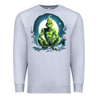 Heather Grey Grinch Premium Sweatshirt - Unal Design