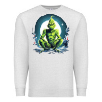 Oatmeal Heather Grinch Premium Sweatshirt - Unal Design