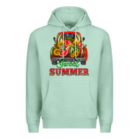 Seafoam sweet summer watermelon and truck Premium Hoodie - HRA Design Shop