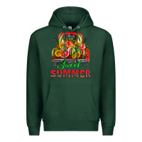 Sports Green sweet summer watermelon and truck Premium Hoodie - HRA Design Shop
