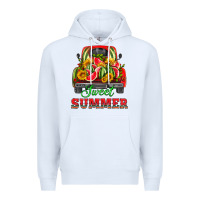 White sweet summer watermelon and truck Premium Hoodie - HRA Design Shop