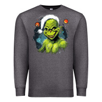 Charcoal Heather Grinch Premium Sweatshirt - Unal Design