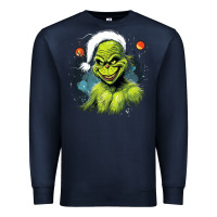Navy Grinch Premium Sweatshirt - Unal Design