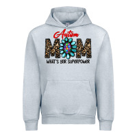 Heather Grey autism Urban Hoodie - CowhideDigitalArt
