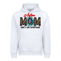 White autism Urban Hoodie - CowhideDigitalArt