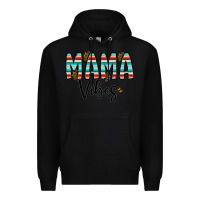 Black mama vibes Premium Hoodie - CowhideDigitalArt