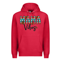 Cardinal mama vibes Premium Hoodie - CowhideDigitalArt