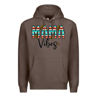 Coffee mama vibes Premium Hoodie - CowhideDigitalArt