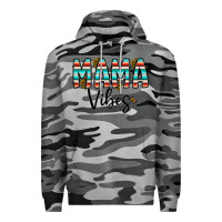 Slate Camo mama vibes Premium Hoodie - CowhideDigitalArt