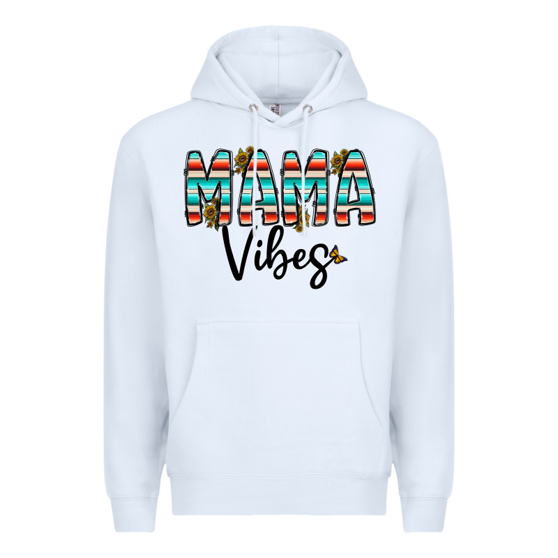Mama Vibes Premium Hoodie by CowhideDigitalArt | Teevron