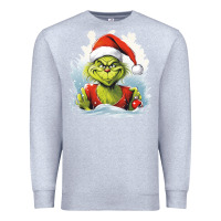 Heather Grey Grinch Premium Sweatshirt - Unal Design