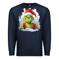 Navy Grinch Premium Sweatshirt - Unal Design