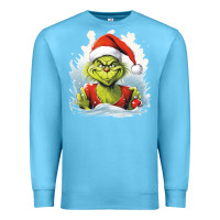 Ocean Blue Grinch Premium Sweatshirt - Unal Design