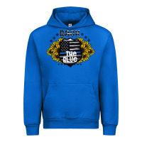 Cobalt back the blue Urban Hoodie - CowhideDigitalArt