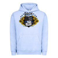 Pigment Grape Ice back the blue Urban Hoodie - CowhideDigitalArt