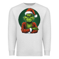 Oatmeal Heather Grinch Premium Sweatshirt - Unal Design