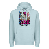 Blue Mist freezing season skeleton Premium Hoodie - FaDigitalArtStudio