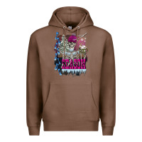 Chestnut freezing season skeleton Premium Hoodie - FaDigitalArtStudio