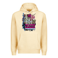 Pina Colada freezing season skeleton Premium Hoodie - FaDigitalArtStudio