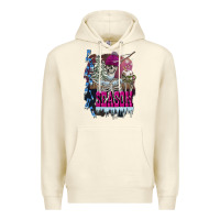 Sandshell freezing season skeleton Premium Hoodie - FaDigitalArtStudio