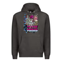 Smoke freezing season skeleton Premium Hoodie - FaDigitalArtStudio