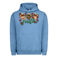Pigment Pebble Blue fiesta mexico gnome Urban Hoodie - HRA Design Shop