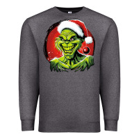 Charcoal Heather Grinch Premium Sweatshirt - Unal Design