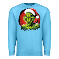 Ocean Blue Grinch Premium Sweatshirt - Unal Design