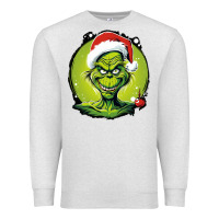 Oatmeal Heather Grinch Premium Sweatshirt - Unal Design