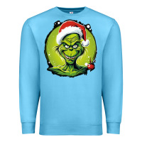 Ocean Blue Grinch Premium Sweatshirt - Unal Design