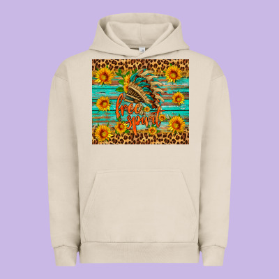 Free Spirit Urban Hoodie Designed By Hra Design Shop
