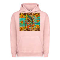 Pigment Salmon free spirit Urban Hoodie - HRA Design Shop