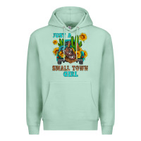 Seafoam just a small town girl Premium Hoodie - HRA Design Shop
