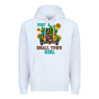 White just a small town girl Premium Hoodie - HRA Design Shop