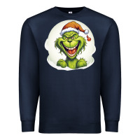 Navy Grinch Premium Sweatshirt - Unal Design