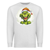 Oatmeal Heather Grinch Premium Sweatshirt - Unal Design