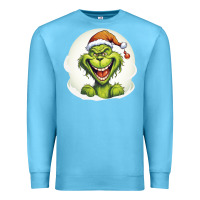 Ocean Blue Grinch Premium Sweatshirt - Unal Design